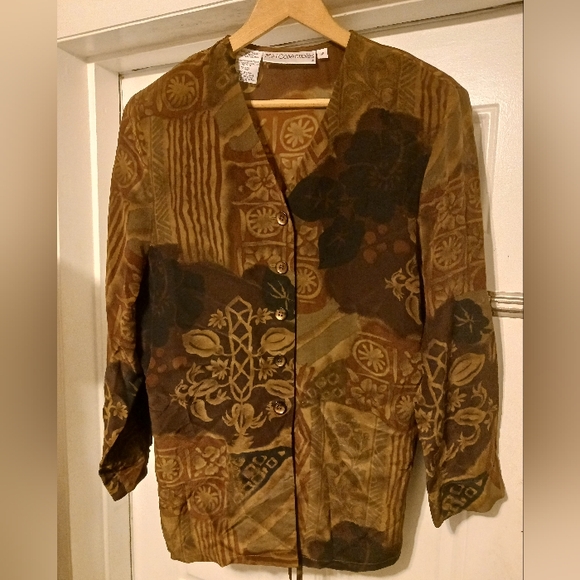 👚JH Collectables Vintage Long Sleeve Top 8P, 100% Polyester,Nice,Gift It.🎁 - Picture 5 of 8